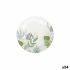 Set de farfurii Algon De unică folosință Carton Floral 12 Piese 18 cm (24 Unități)