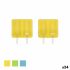 Formă pentru Înghețată Quttin Double Silicon 11,5 x 13,3 x 3 cm (24 Unități)