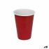Set de pahare refolosibile Algon Plastic Roșu 10 Piese 450 ml (18 Unități)