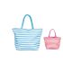 Geantă de Plajă Bismark Albastru Roz Oxford 50 x 16 x 35 cm