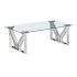 Masa de Cafea DKD Home Decor Transparent Geam Oțel 130 x 70 x 45 cm