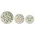 Platou Plat DKD Home Decor Porțelan Tradiţional 27 x 27 x 3 cm 18 Piese