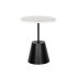 Masa laterală DKD Home Decor Negru Alb Metal Marmură 40 x 40 x 50 cm