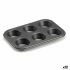 Formă pentru cuptor Kinvara CK73973 Gri închis 18,7 x 3,5 x 26,5 cm (6 Piese) (12 Unități)