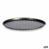 Tavă pentru Cuptor Kinvara CK80909-1 Gri Oțel carbon 33 x 1 x 33 cm Pizza (24 Unități)