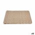 Covoraș de baie Berilo AR1910106 Bej PVC Împletitură 0,03 x 50 x 50 cm (12 Unități)