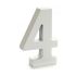 Numere Pincello 4 Alb 2 x 16 x 14,5 cm (24 Unități)