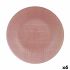 Platou Plat Vivalto Roz Sticlă 32,5 x 2 x 32,5 cm (6 Unități)