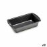 Formă dreptunghiulară Kinvara CK56483-24 Gri închis Oțel carbon 13 x 6,3 x 30 cm (12 Unități)