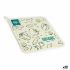 Cârpă de bucătărie Kinvara 1220 Alb Verde 50 x 0,3 x 50 cm (12 Unități)