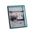 Ramă Foto Geam Negru Albastru Lemn MDF (6 Unități) (3 x 27 x 22 cm)