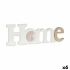 Ramă Foto Home Alb Maro Lemn MDF 40 x 13,5 x 1,7 cm (6 Unități)