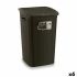 Coș pentru rufe Stefanplast Elegance Maro Plastic 50 L 36,5 x 54,5 x 38 cm (6 Unități)