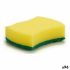 Burete de sârmă Galben Verde Fibre sintetice 10 x 3 x 7,5 cm (96 Unități)