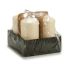 Lumânare Acorde CY70130M Crem 7 x 13 x 7 cm (4 Unități)