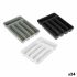 Organizator pentru tacâmuri Kinvara CN19128-1 Alb Negru polipropilenă 22,5 x 4,5 x 32 cm (24 Unități)