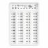 Organizator pentru tacâmuri Kinvara CN19128-1 Alb Negru polipropilenă 22,5 x 4,5 x 32 cm (24 Unități)