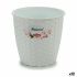 Ghiveci Stefanplast Alb Plastic 14 x 13 x 14 cm (12 Unități)