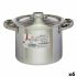 Oală cu capac Kinvara 100030 Argintiu Aluminiu Ø 14 cm (6 Unități)