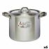 Oală cu capac Ø 20 cm Argintiu Aluminiu (6 Unități)