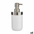 Dozator de Săpun Berilo BP15-001-2 Alb Argintiu Plastic 350 ml 8 x 17 x 9 cm (6 Unități)
