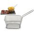 Coș pentru prezentat aperitive Kinvara 50687 Argintiu Fier 24 x 13 x 11 cm (24 Unități)