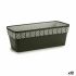 Jardinieră cu auto-udare Stefanplast Orfeo Antracit Plastic 18 x 17 x 49,5 cm (12 Unități)
