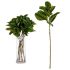 Ramură Ibergarden YD130615 Verde Plastic 80 cm Frunze (12 Unități)