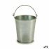 Ghiveci Cub Argintiu Zinc 15,5 x 11 x 11 cm (72 Unități)