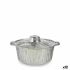 Set de vase de bucătărie Kinvara 66105 Aluminiu 25,5 x 22 x 9,5 cm De unică folosință Cu Capac Tigaie (12 Unități)