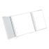 Oglindă de Buzunar Berilo YXL2150-CC01 Alb ABS 1,5 x 9,5 x 11,5 cm Lumină LED (12 Unități)