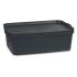 Cutie de depozitare cu capac Kipit TP595-1 Antracit Plastic 14 L 29,5 x 14,3 x 45 cm (12 Unități)