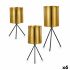 Set de jardiniere Negru Auriu* Metal (6 Unități)