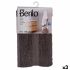 Prosop de baie Berilo 89670 Gri 80 % bumbac 20 % Poliester 70 x 130 cm (3 Unități)