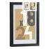 Ramă Foto 24 x 2,5 x 32,5 cm Negru Sticlă Lemn MDF (6 Unități)