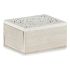 Cutie Decorativă 16 x 8 x 11 cm Lemn (6 Unități)