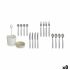 Set de Tacâmuri Kinvara HQ223H10 Gri Oțel inoxidabil (8 Unități)