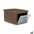 Cutie de depozitare cu capac Stefanplast Elegance Strana Bej Plastic 29 x 21 x 39 cm (5 Unități)
