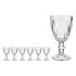 Pahar de vin Vivalto R-00817DL/BHA6 Transparent Sticlă 330 ml Diamant (6 Unități)