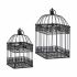 Cușcă decorativă Set Negru (4 Unități)