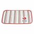 Suport Protecție pentru Masă Kinvara Bon Appetit Alb Roșu 33 x 0,3 x 48 cm (12 Unități)
