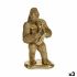 Figură Decorativă Gorilă Saxofon Auriu* 18,5 x 38,8 x 22 cm (3 Unități)