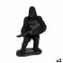 Figură Decorativă Gorilă Chitară Negru 17,5 x 38 x 27 cm (3 Unități)