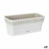 Jardinieră cu auto-udare Stefanplast Gaia Alb Plastic 13,3 x 12,3 x 29,3 cm (12 Unități)