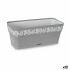 Jardinieră cu auto-udare Stefanplast Gaia Gri Plastic 13,3 x 12,3 x 29,3 cm (12 Unități)