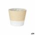 Ghiveci Ibergarden WY21-72 Alb Въже Plastic 16 x 14,5 x 16 cm (24 Unități)