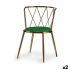 Scaun Romb Verde Auriu* 50,5 x 73 x 51 cm (2 Unități)