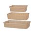 Set de tăvițe pentru organizare Kipit 041271-5 Bej Plastic Dreptunghiular 6 Unități