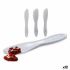 Set de Cuțite Kinvara 23045 Alb Plastic 18 x 3,5 x 1 cm (12 Unități)