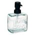 Dozator de Săpun Berilo Pure Soap Transparent Geam Plastic 250 ml 9 x 15 x 5 cm (12 Unități)